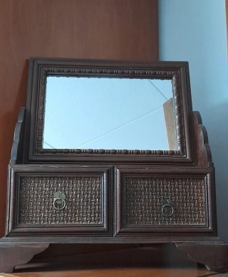 Joyero de Madera con Espejo