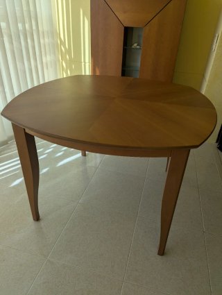 Mesa de comedor robusta extensible 110-150cm