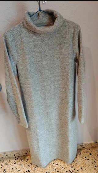 Vestido de invierno Lefties gris talla L