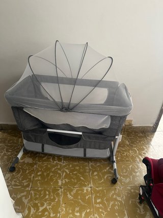 Cuna Colecho 3 en 1 con Mosquitera y Ruedas