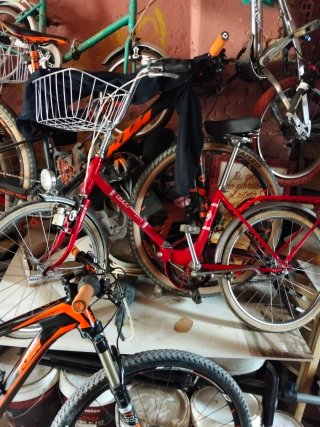Bicicleta BH Roja 22 pulgadas