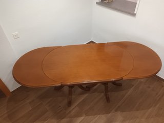 Mesa de Comedor Extensible de Roble 6/8 pax