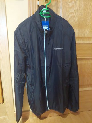 Chaqueta Cortavientos Brembo Negra