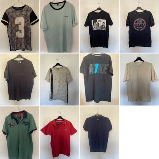 Lote 11 Camisetas y Polos Hombre Talla M