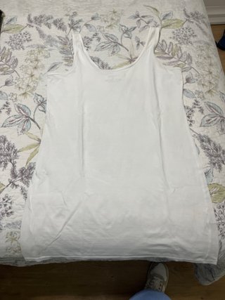Vestido básico blanco