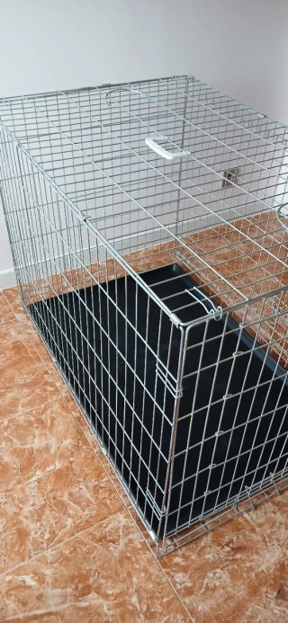 Jaula Metálica Plegable para Perro Grande