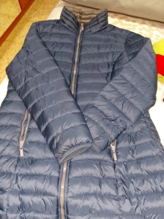 Chaqueta acolchada azul