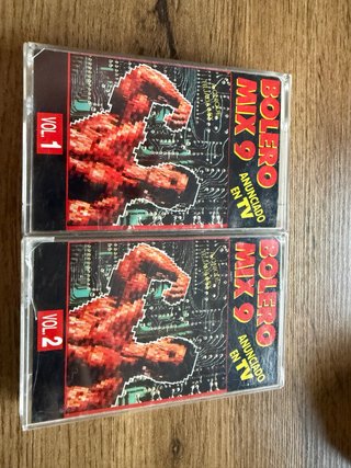2 Casetes Bolero Mix 9 (Vol. 1 y 2)