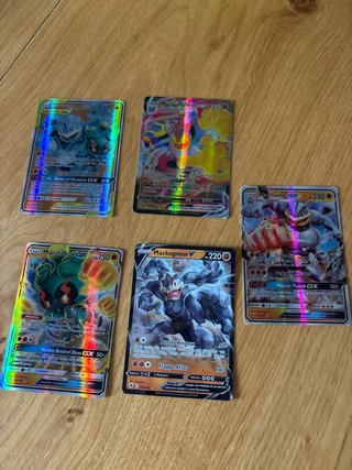 Lote de 5 Cartas Pokémon
