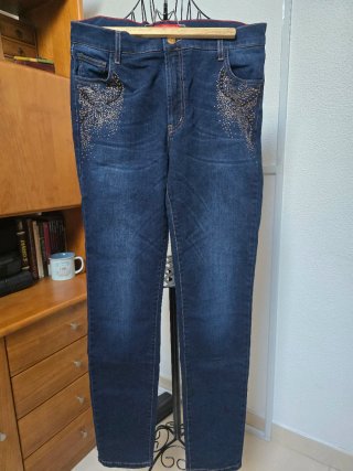 Calças de Ganga Liber Jeans Azul
