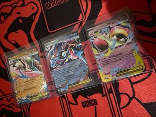 Lote 3 Cartas Pokémon Mega EX (Megaevoluciones)