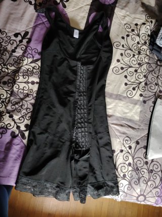 Faja entera negra talla M