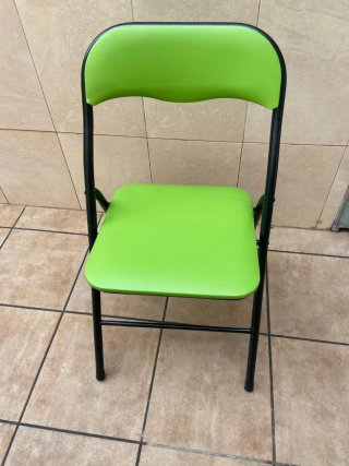 Lote de 6 silla plegable verde