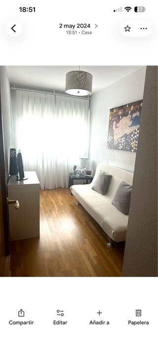 2 Cortinas Blancas con Rayas Verticales