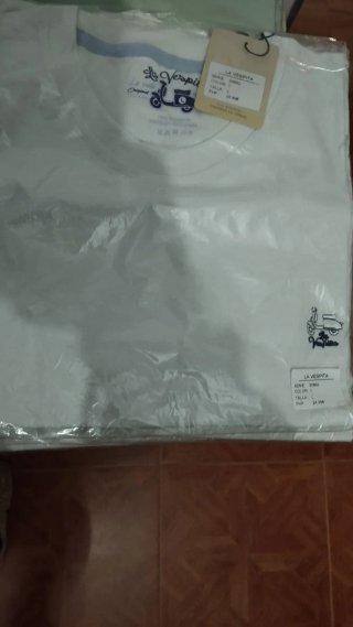 Camiseta La Vespita Blanca Talla L