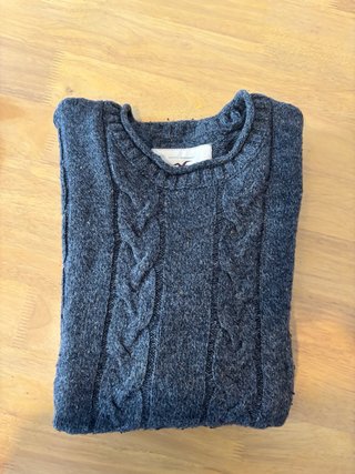 Jersey de Lana Hollister gris Talla M
