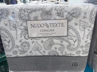 Juego de Sábanas Coralina Cama 150