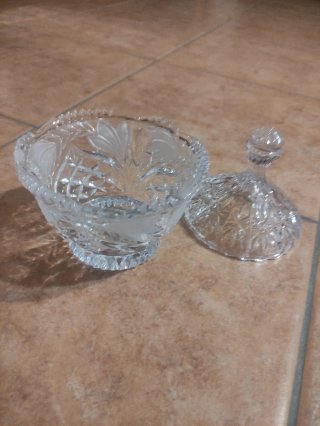 Bombonera o Joyero Vintage de Cristal Candy bar