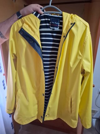 Chaqueta Impermeable Amarilla Petit Bateau