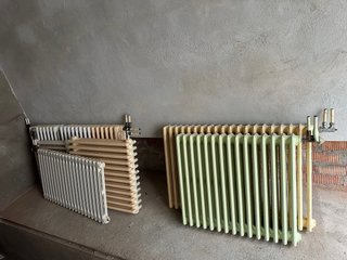 Lote de radiadores de hierro fundido