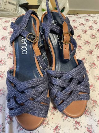 Sandalias Venca Azules Talla 38
