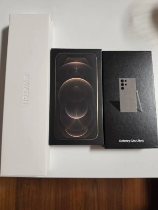 Pack Samsung S24 Ultra 256GB y iPhone 12 Pro Max