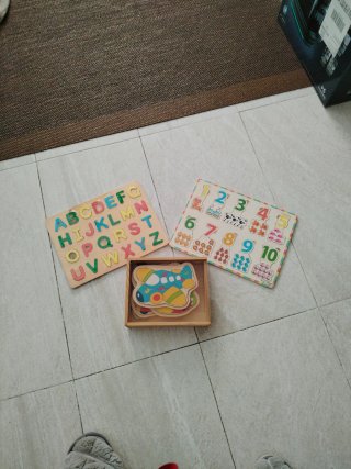 Set de 3 Juegos Educativos de Madera