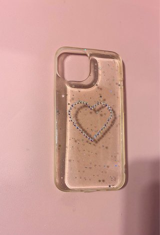 Funda para iPhone 14 con Corazón y Estrellas