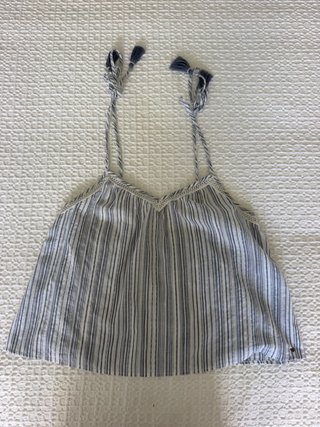Camiseta de tirantes con rayas