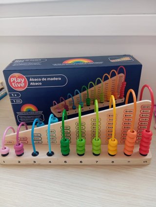 Ábaco de madera Playtive