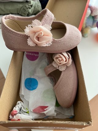 Zapatillas Merceditas Rosas para Niña