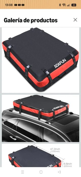 Cofre de techo plegable