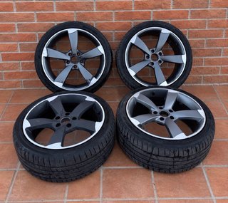 4 Llantas Rotor 18 pulgadas + 8 Neumáticos