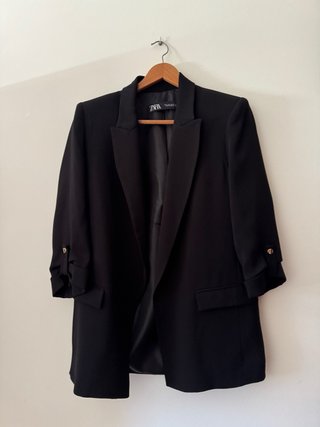 Blazer Negra Zara Talla M