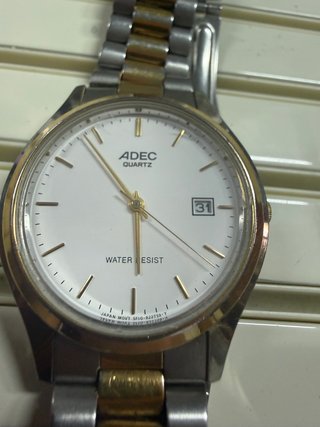 Reloj Adec Quartz Bicolor