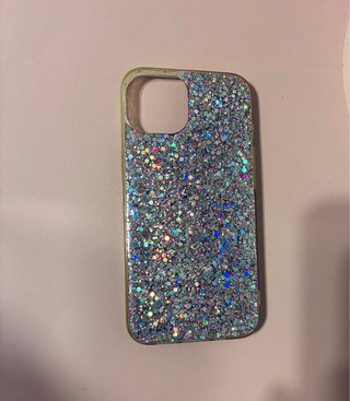Funda para iPhone 14 con purpurina