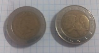 2 Monedas de 2 Euros
