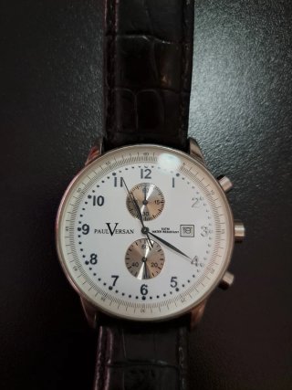 Reloj Paul Versan con correa de piel
