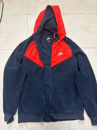 Sudadera Nike con Capucha Azul y Roja