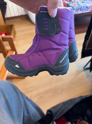 Botas de Nieve Quechua Moradas Talla 24