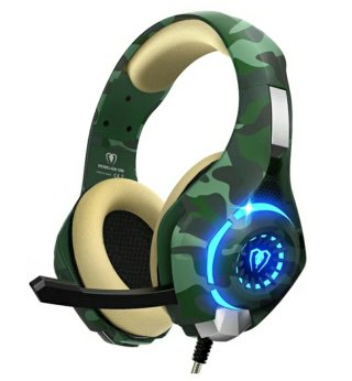 Auriculares Gaming Camuflaje