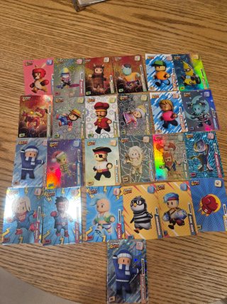 Lote de 25 Cartas Stumble Guys