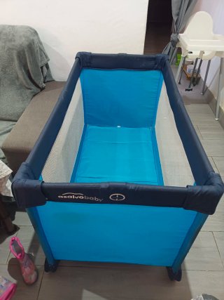Cuna Parque Asalvo Baby Azul