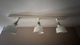 Lámpara de techo Ikea Ranarp 3 focos