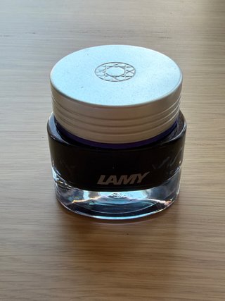Tintero Lamy Crystal Ink Azurite.