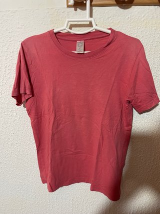 Camiseta Manga Corta Salmón