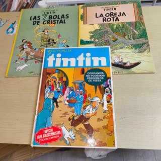Lote 3 cómics Tintín – Juventud 1975-1976