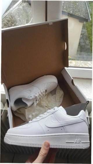 Nike Air Force 1 Low '07 Blancas Talla 38.5