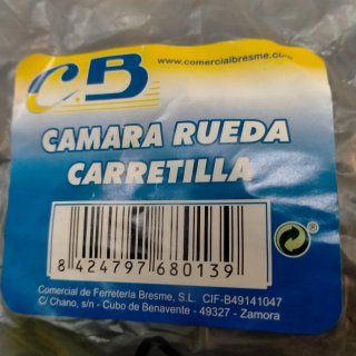 Cámara para Rueda de Carretilla