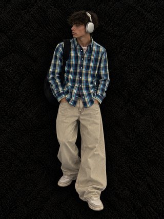 Camisa de cuadros Hollister